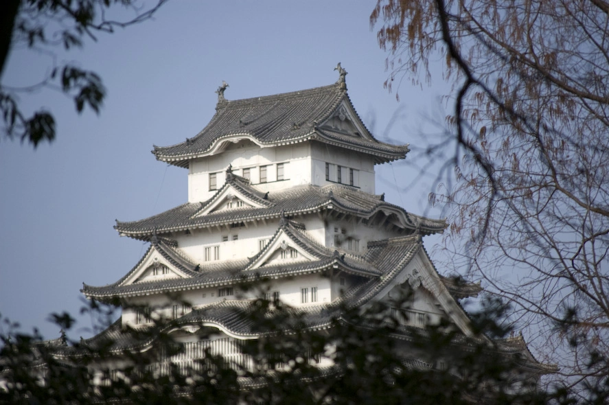 El castillo de Himeji, famoso porque es el único de todo Japón que no se ha tenido que reconstruir.