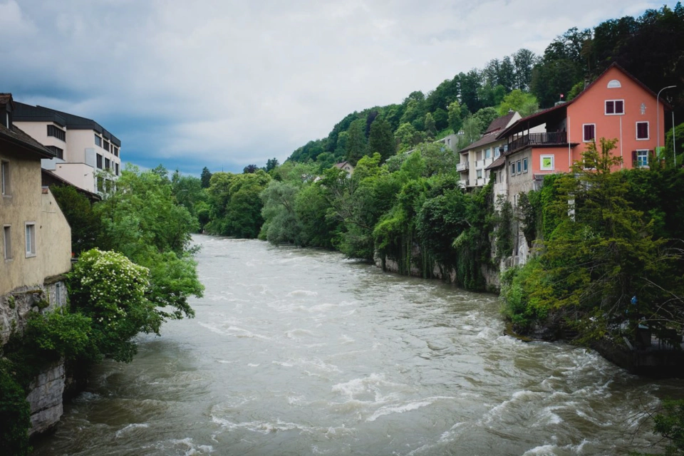 Arriving to Brugg AG.