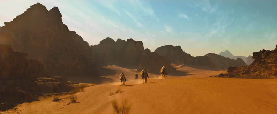 John chasing down The Elder minions in Morocco.