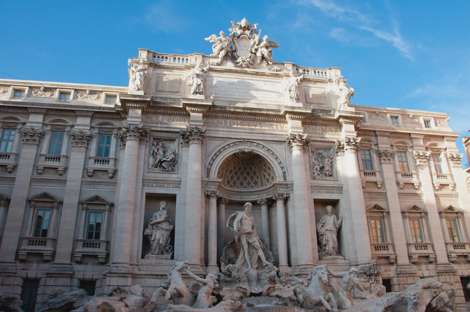 La Fontana di Trevi.