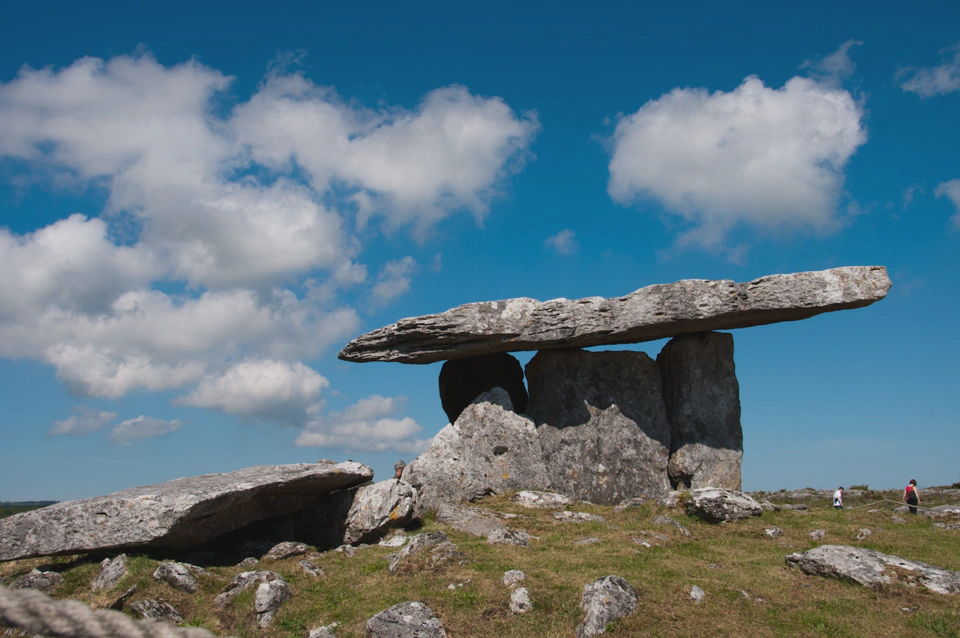 The Poulnabrone Dolmen.