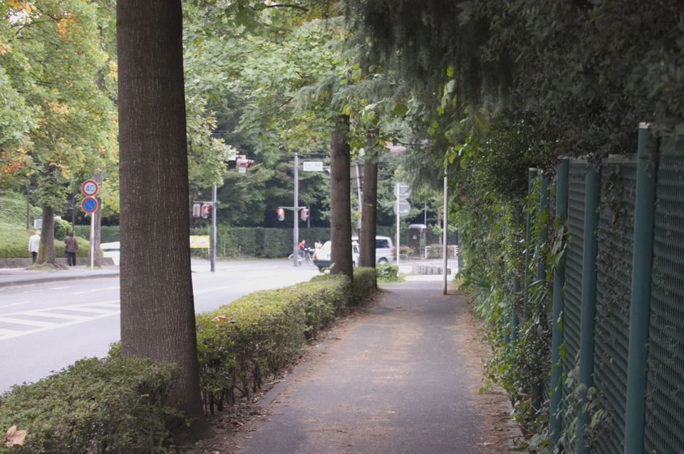 Nada más salir del campus Kawauchi. La cuesta es más pronunciada de lo que parece. Algún día tengo que sacar una foto desde ese mismo punto a las 8 y pico de la mañana, tiene ser sobrecogedor.