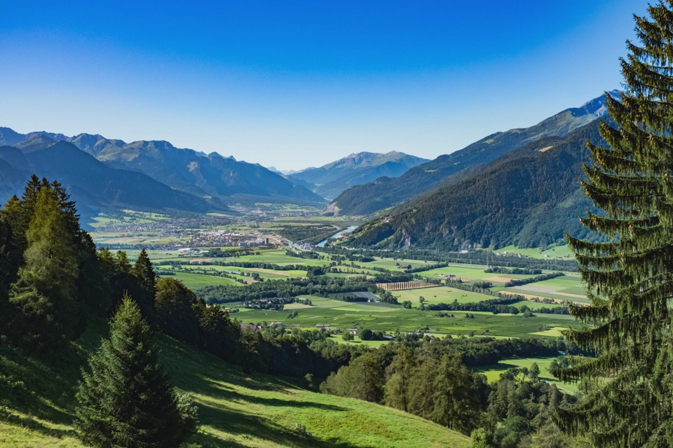 The Chur Rhine valley.