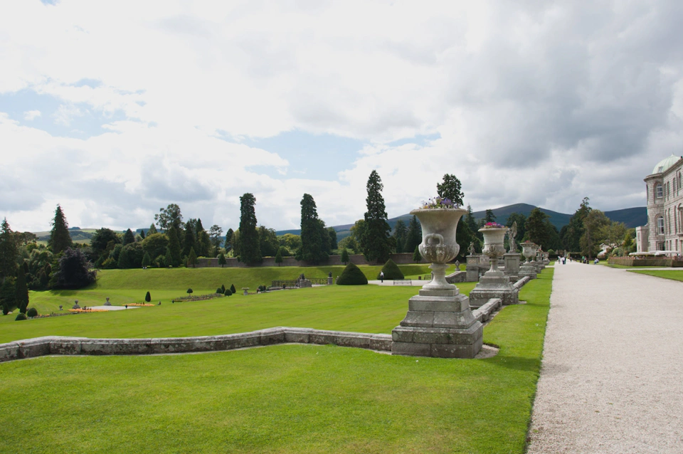 Part of the gorgeous garden that lies in front of the main building.